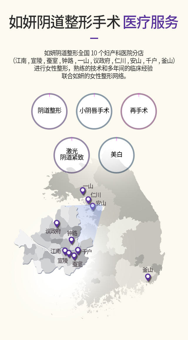 女性私密整形, 阴道整形 , 小阴唇整形 ,韩国女性整形, 韩国私密整形, 韩国江南妇产科
